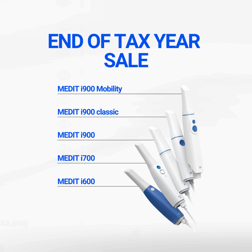 End-of-tax-year offer on Medit dental scanners with AIA tax relief pricing before 5 April